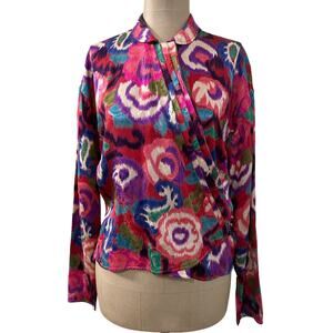 Emanuel Ungaro 1980s Silk Blouse